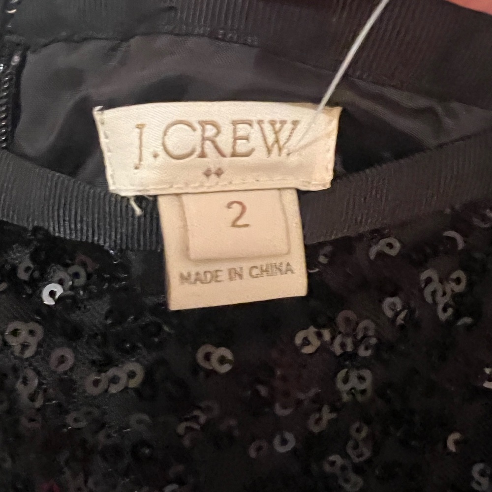 J. Crew Black Sequin Skirt - Picture 3 of 3